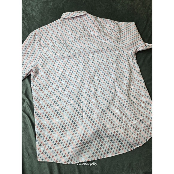 Dixxon Men's Extra Large Party Hammer All Over Print Button Up Short sleeve - Picture 13 of 14